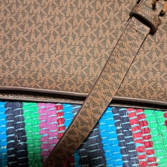 Michael Kors Brown and Gold Beltbag  with Signature Monogram - Picture 4 of 4